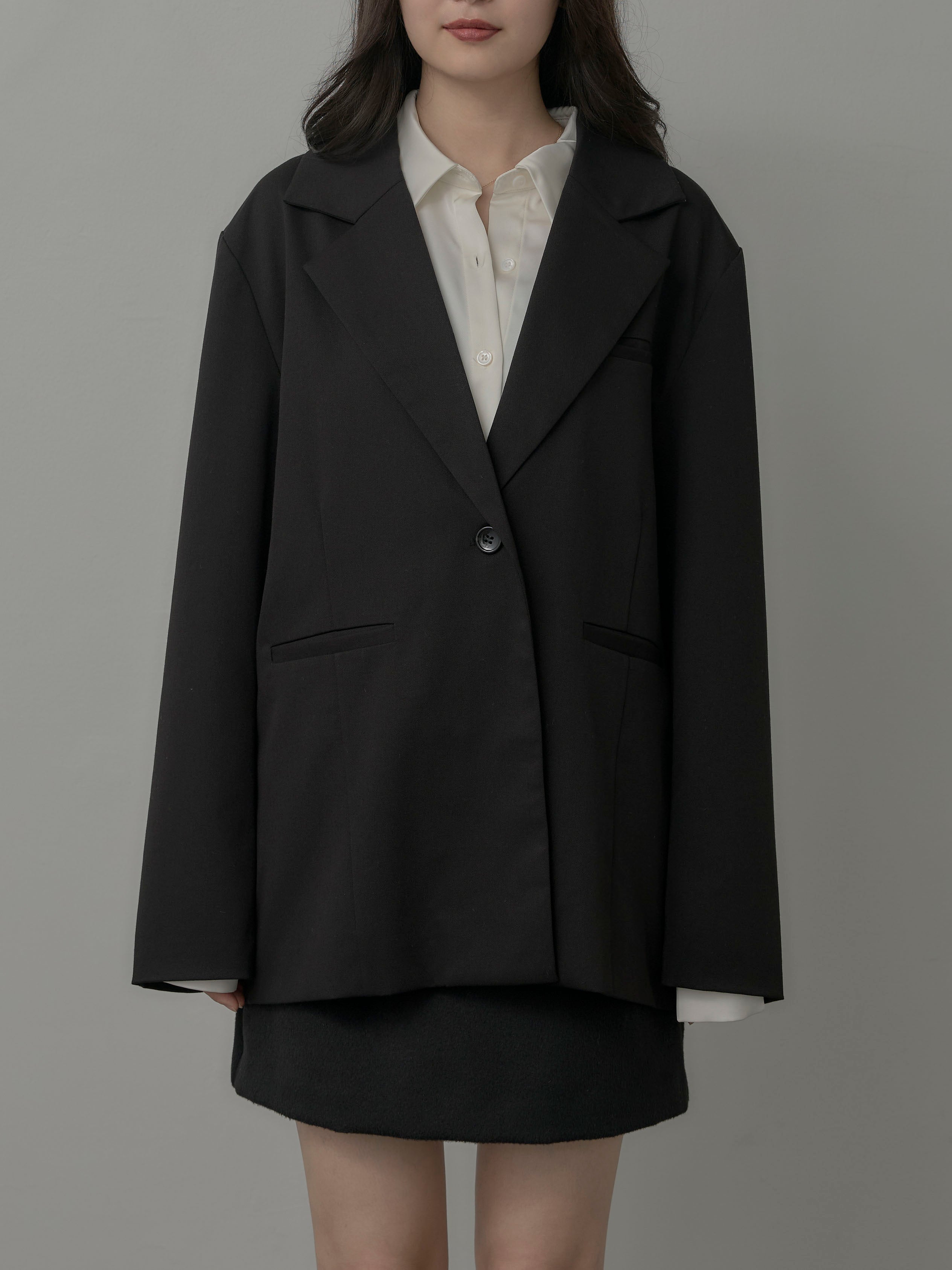 Essential】ボックスシルエットテーラードジャケット – nairo