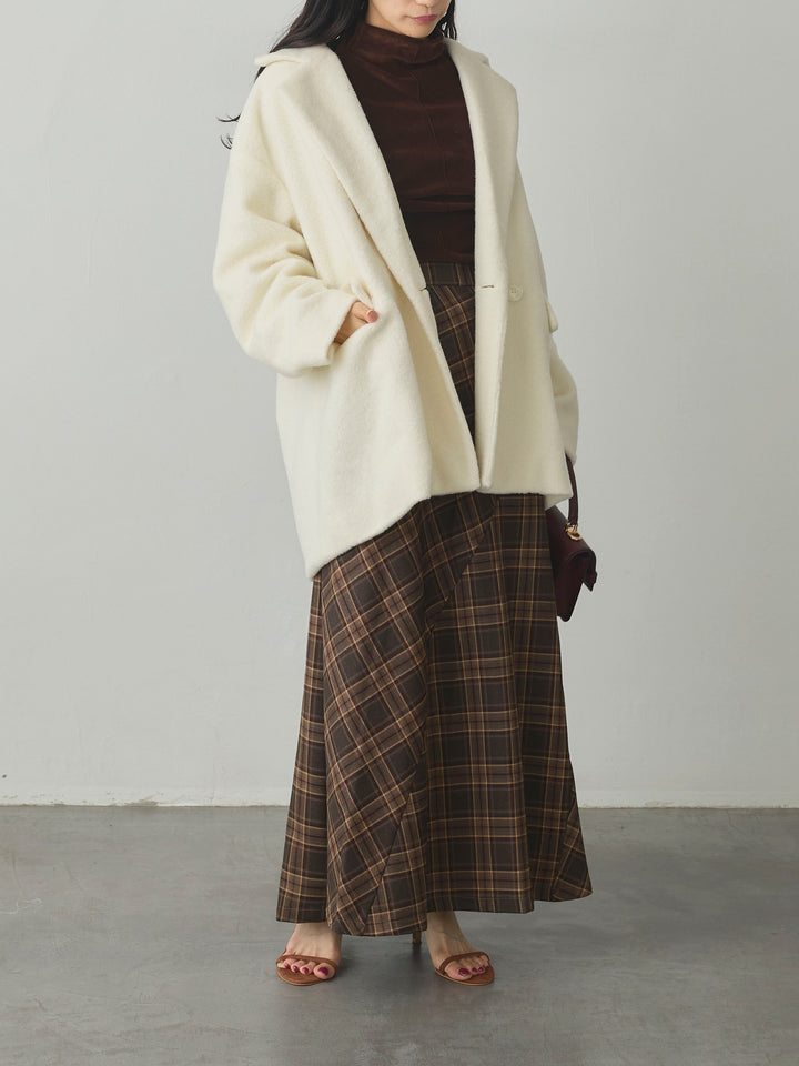 [予約]クラシカルチェックパネルスカート