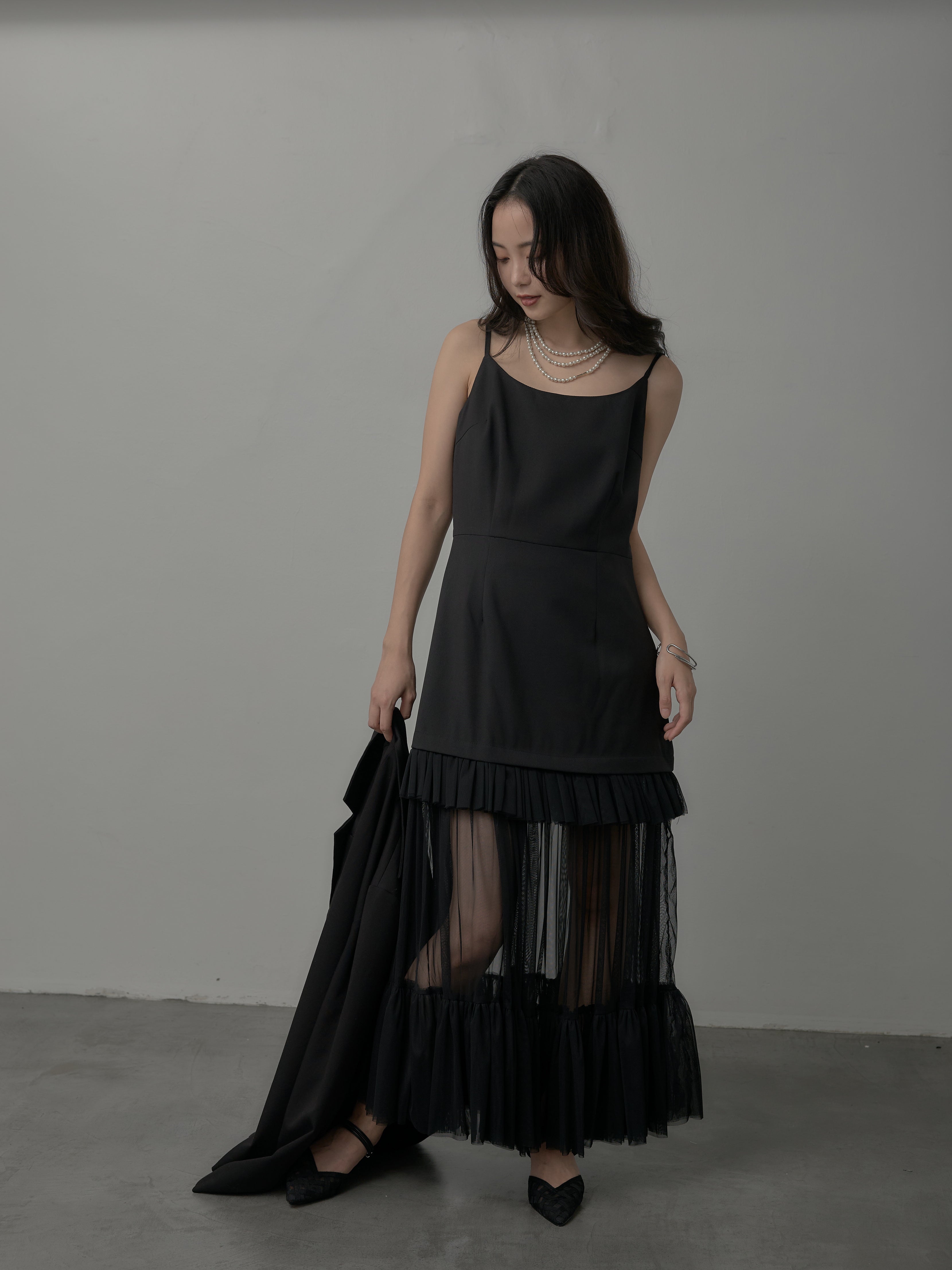 nairo キャミワンピ Essential】サテンドレープキャミワンピ – nairo