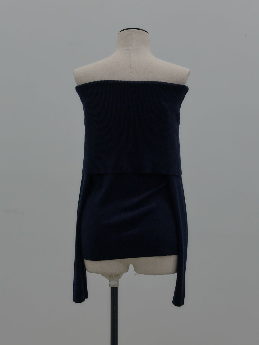 【premium touch】ソフトリブオフショルニットトップス