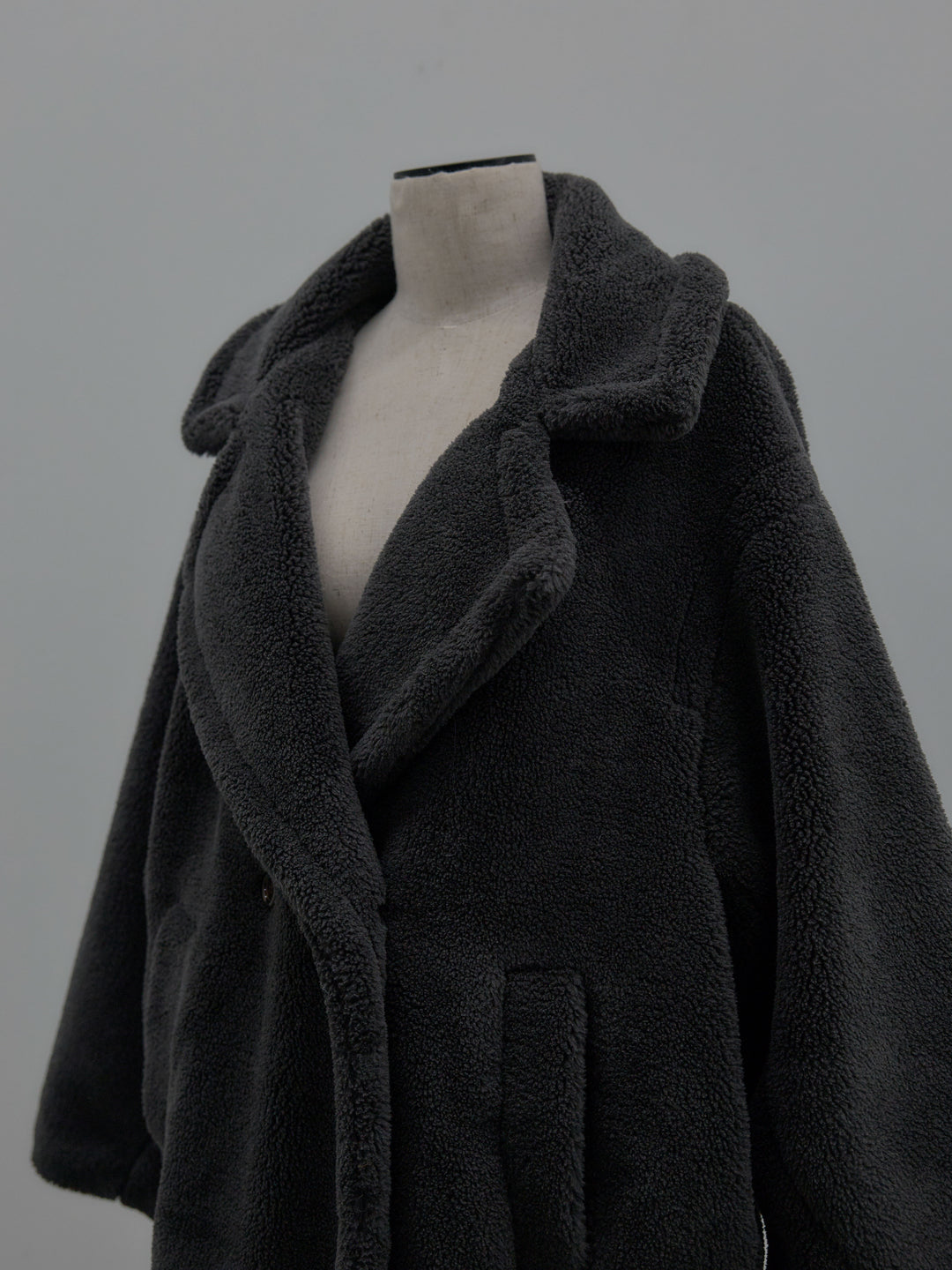 テディボアロングコート