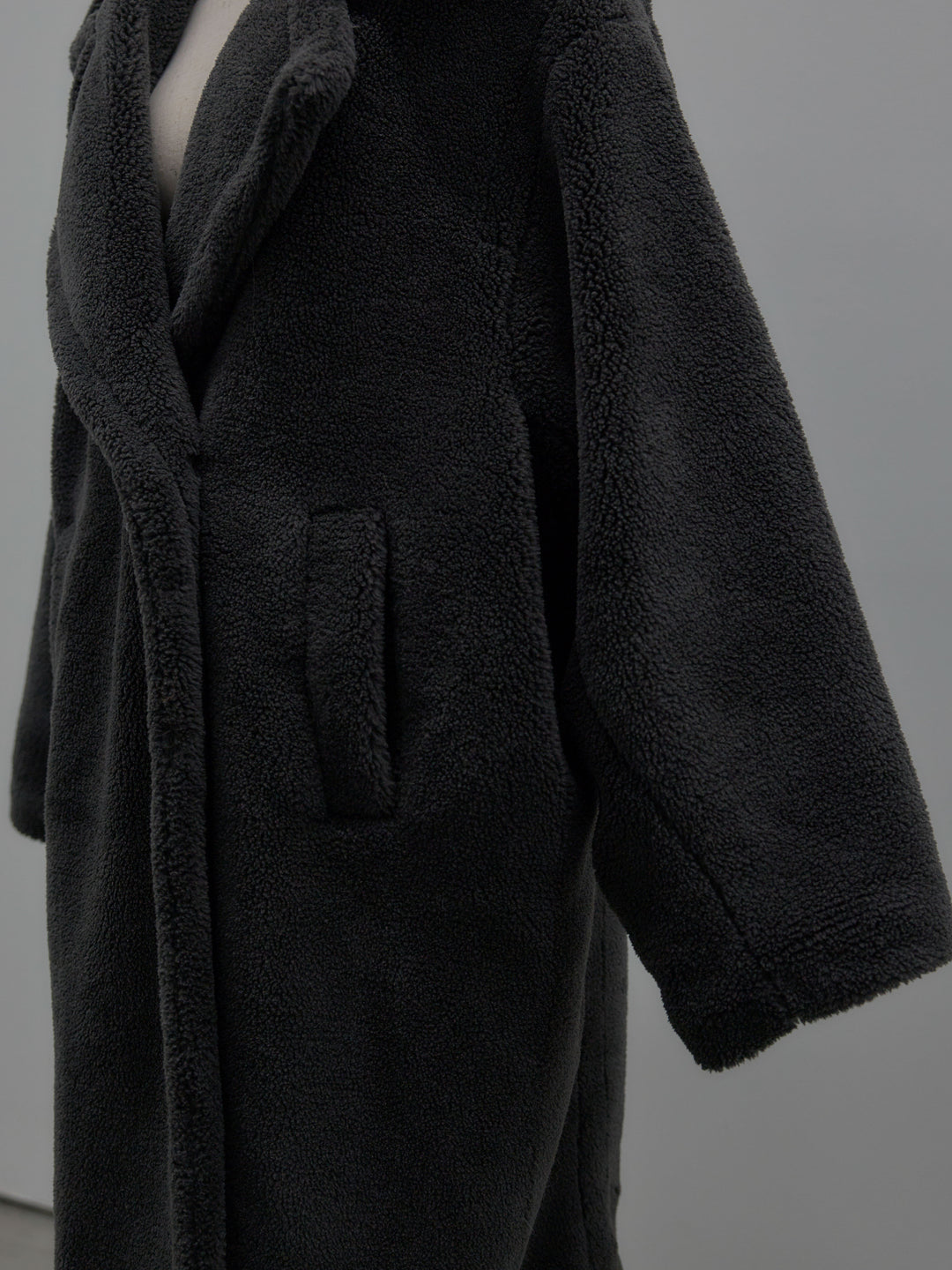 テディボアロングコート