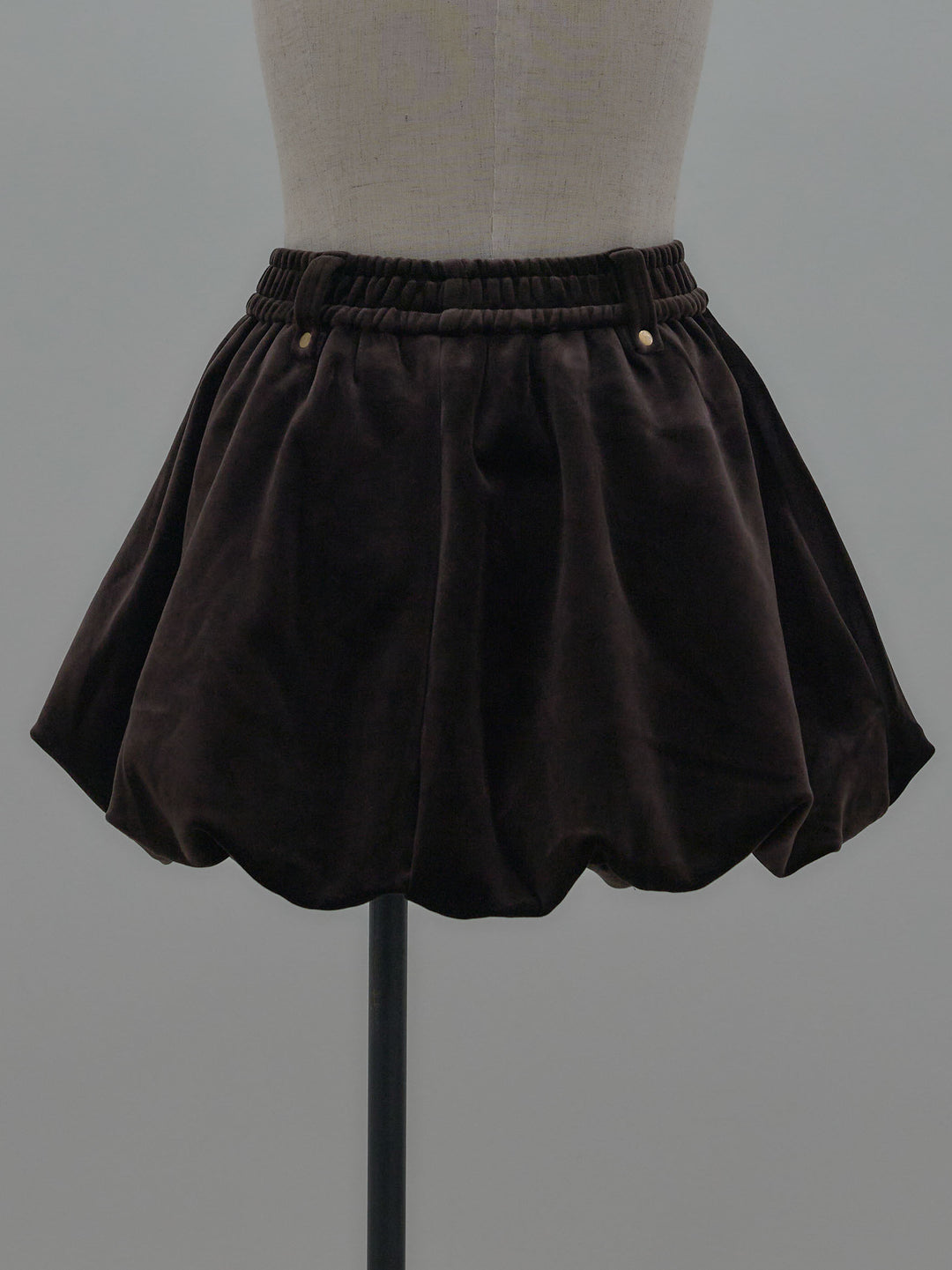ベロアバルーンミニスカート(インパン付き)