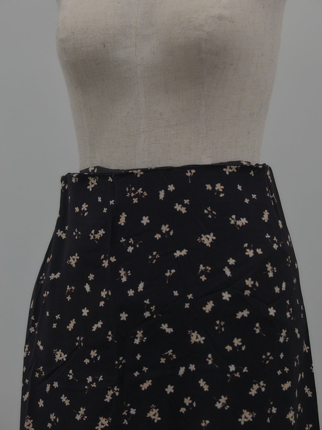 フラワーパターンマーメイドフレアスカート