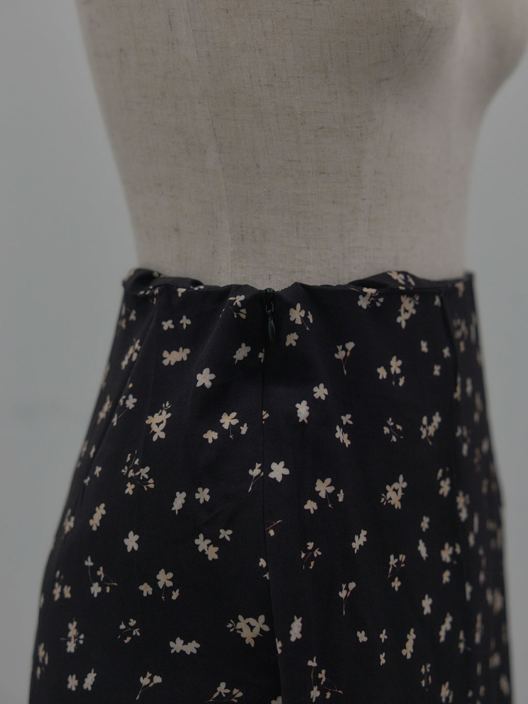 フラワーパターンマーメイドフレアスカート