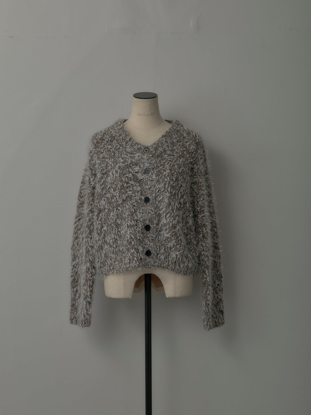 フェザーループニットカーディガン