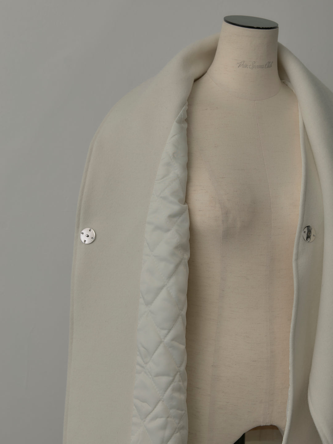 ドレープショールカラーベルトコート