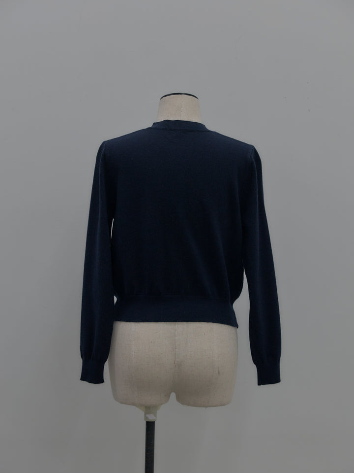 アーガイル柄ニットカーディガン