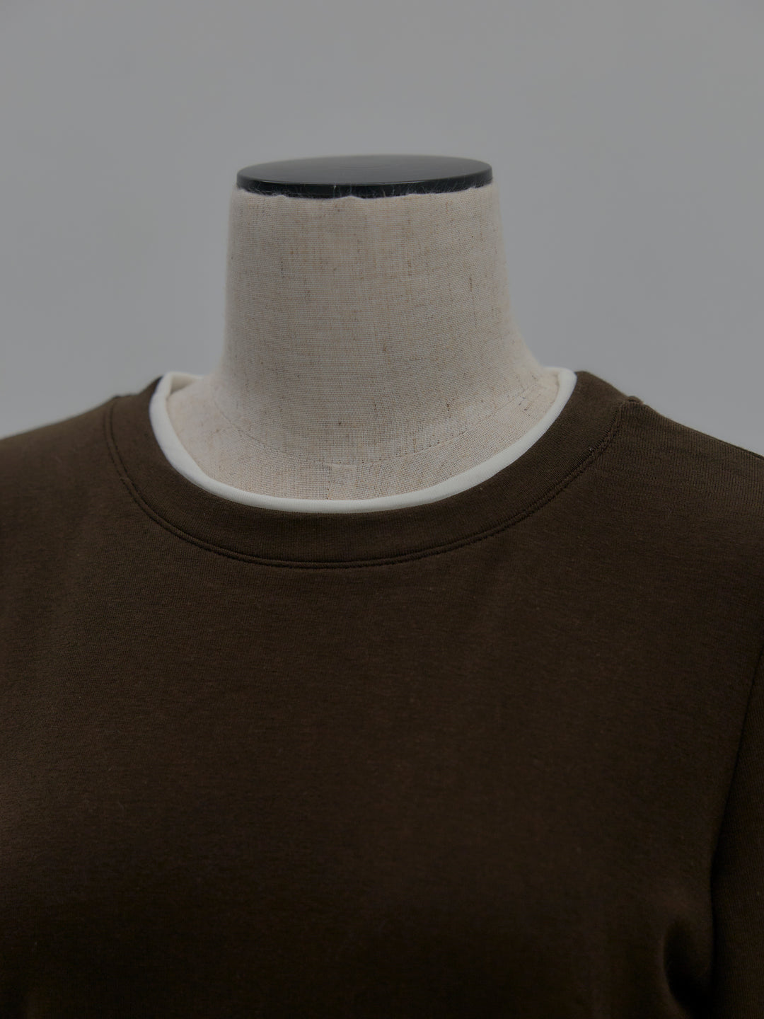 バイカラーデザインカフスストレッチトップス