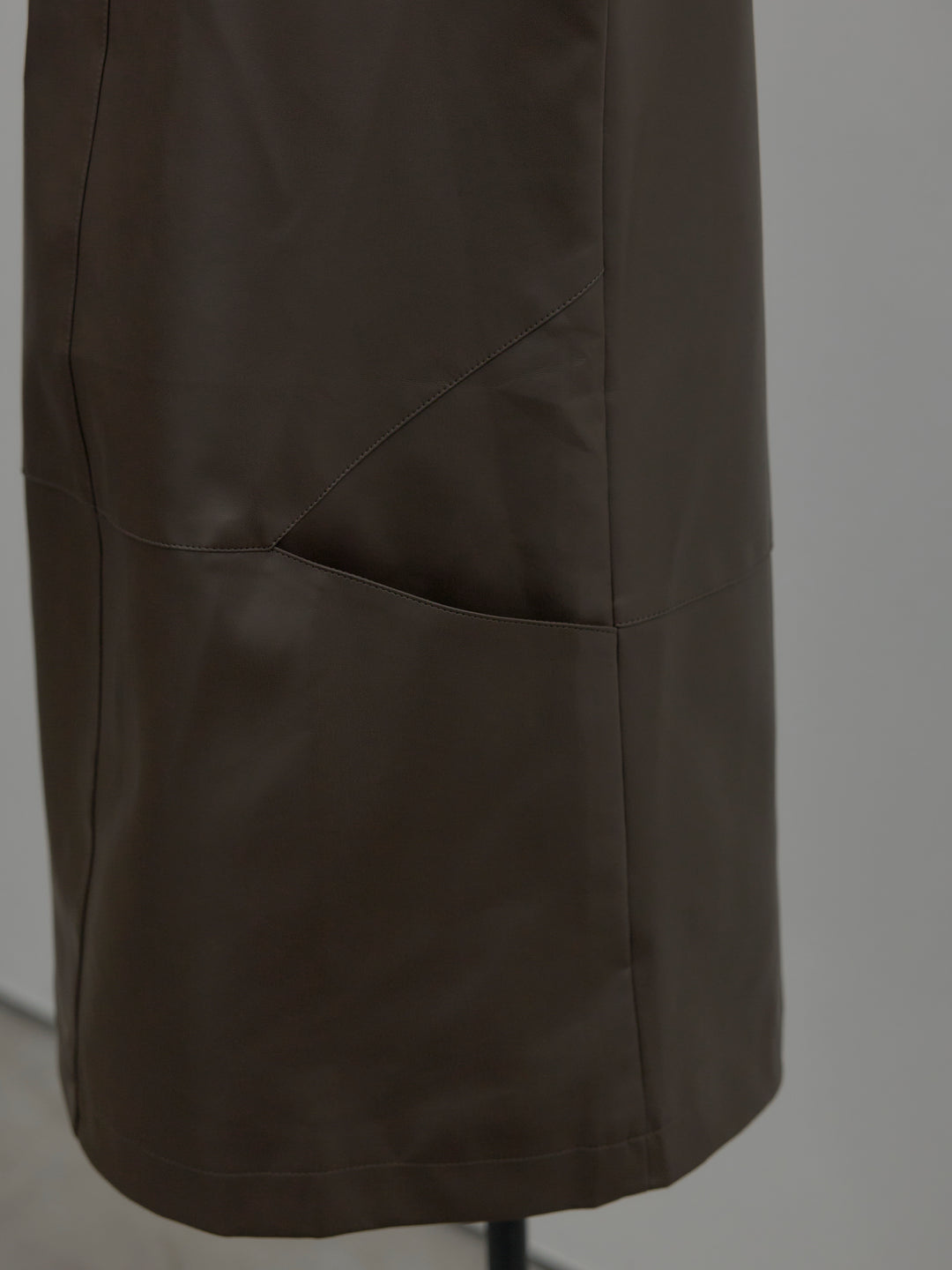 レザーキャミソールワンピース