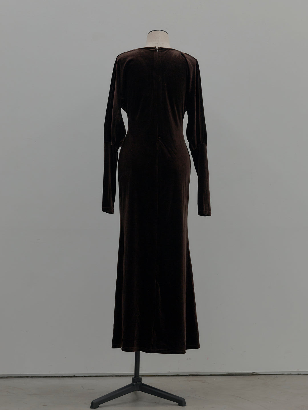 リッチベロアギャザーロングドレス