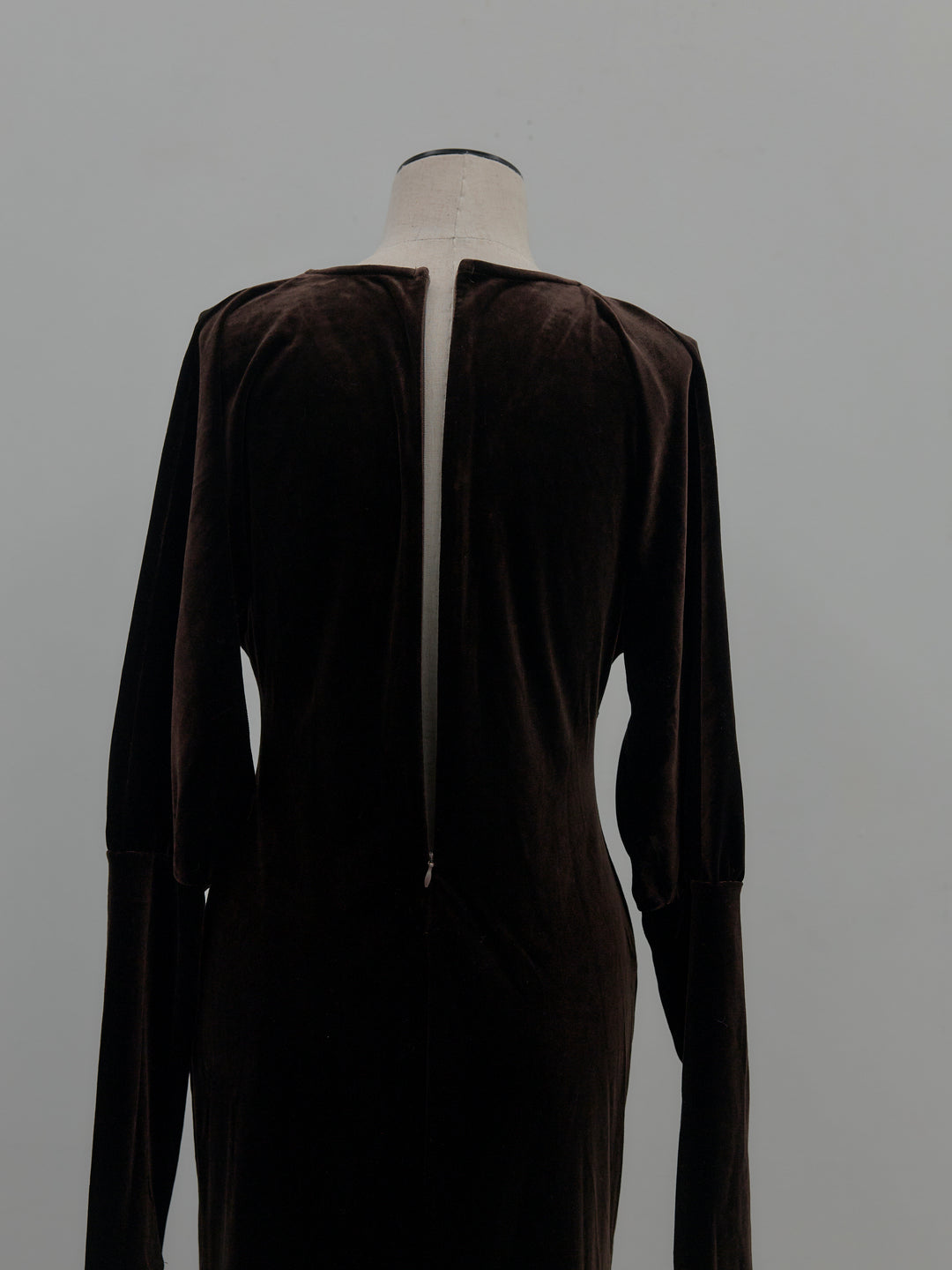 リッチベロアギャザーロングドレス