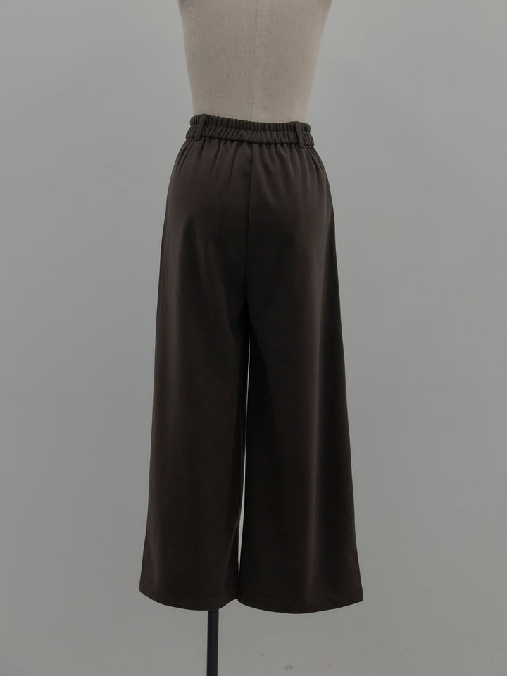 センタータックウールタッチパンツ