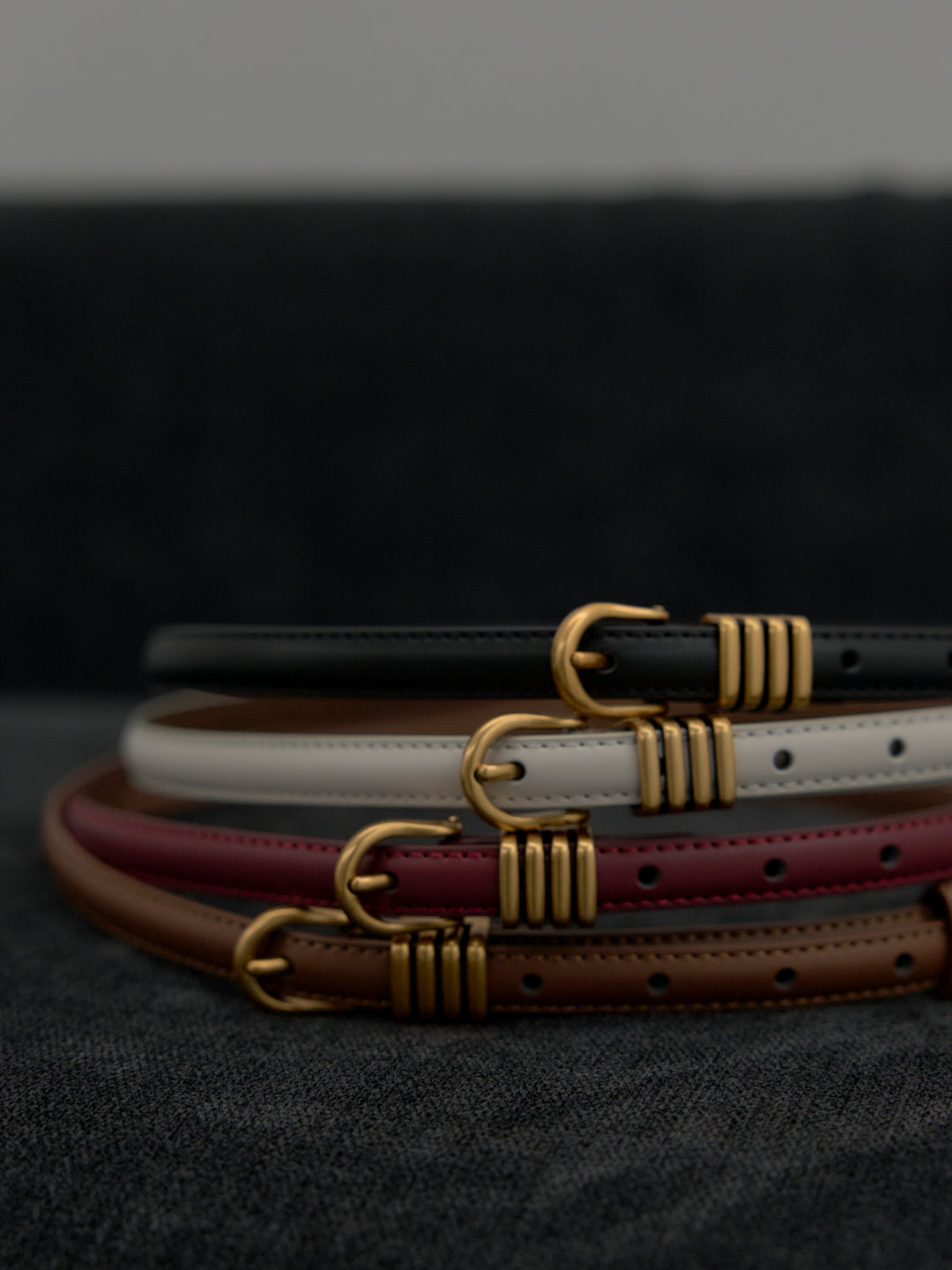 ベーシックゴールドミニバックルベルト