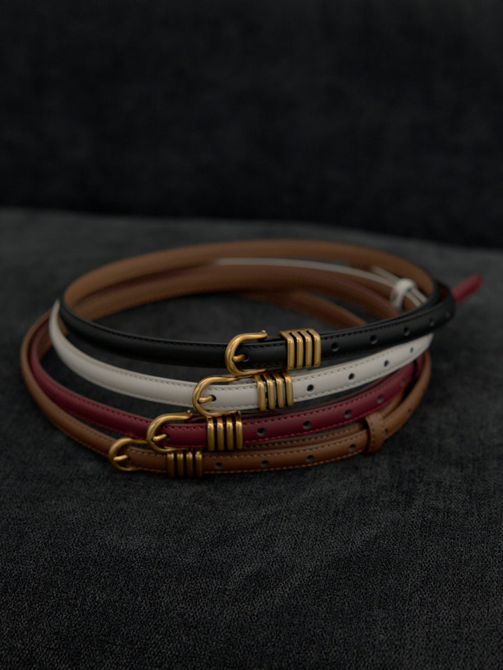 ベーシックゴールドミニバックルベルト