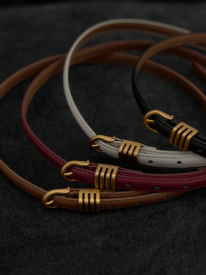 ベーシックゴールドミニバックルベルト