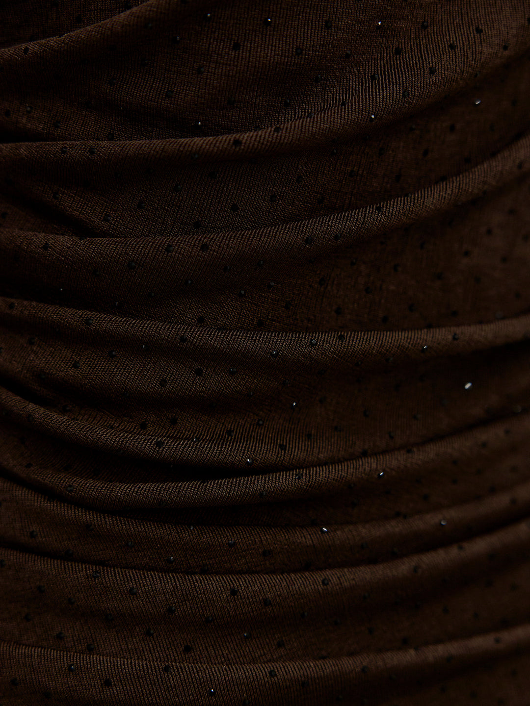 グリッターストーンドレープデザインロングドレス