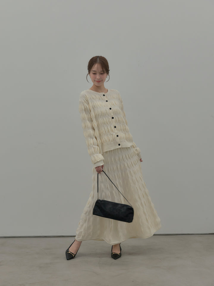 スカルプチュアルニットSET UP