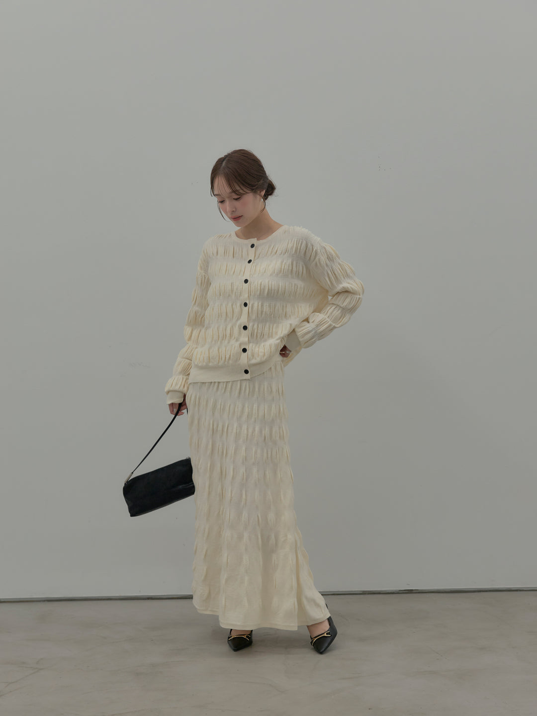 スカルプチュアルニットSET UP