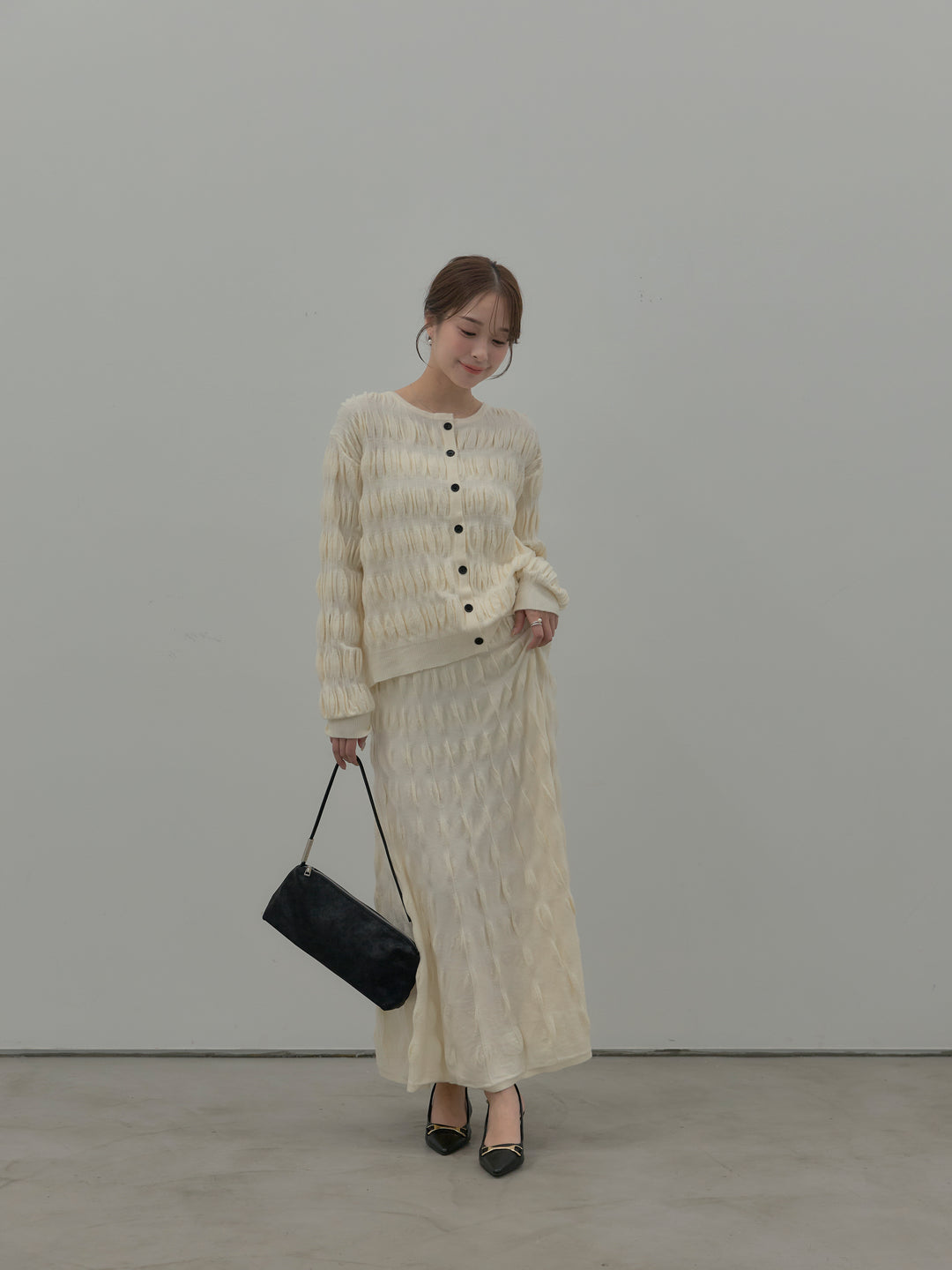 スカルプチュアルニットSET UP