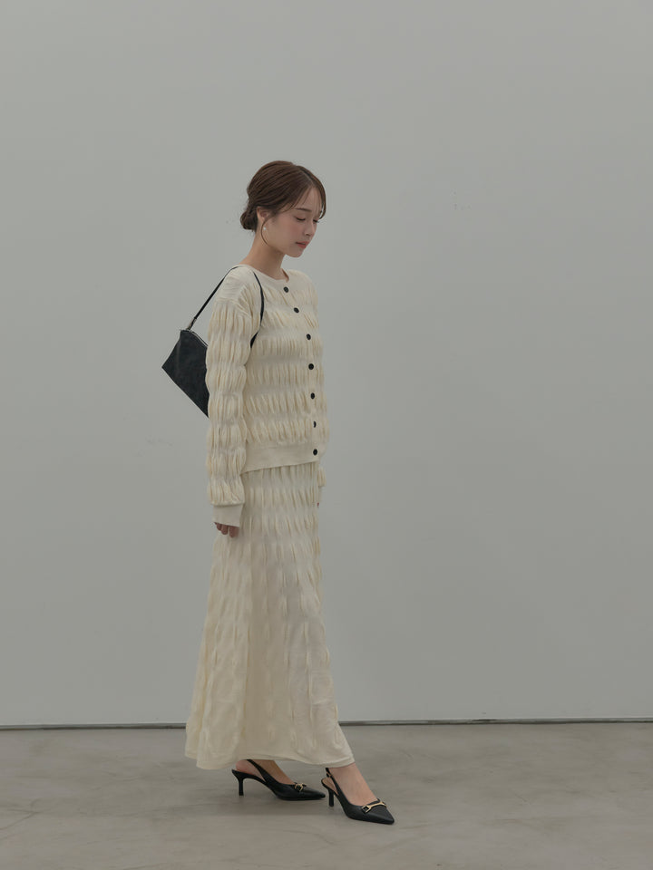 スカルプチュアルニットSET UP