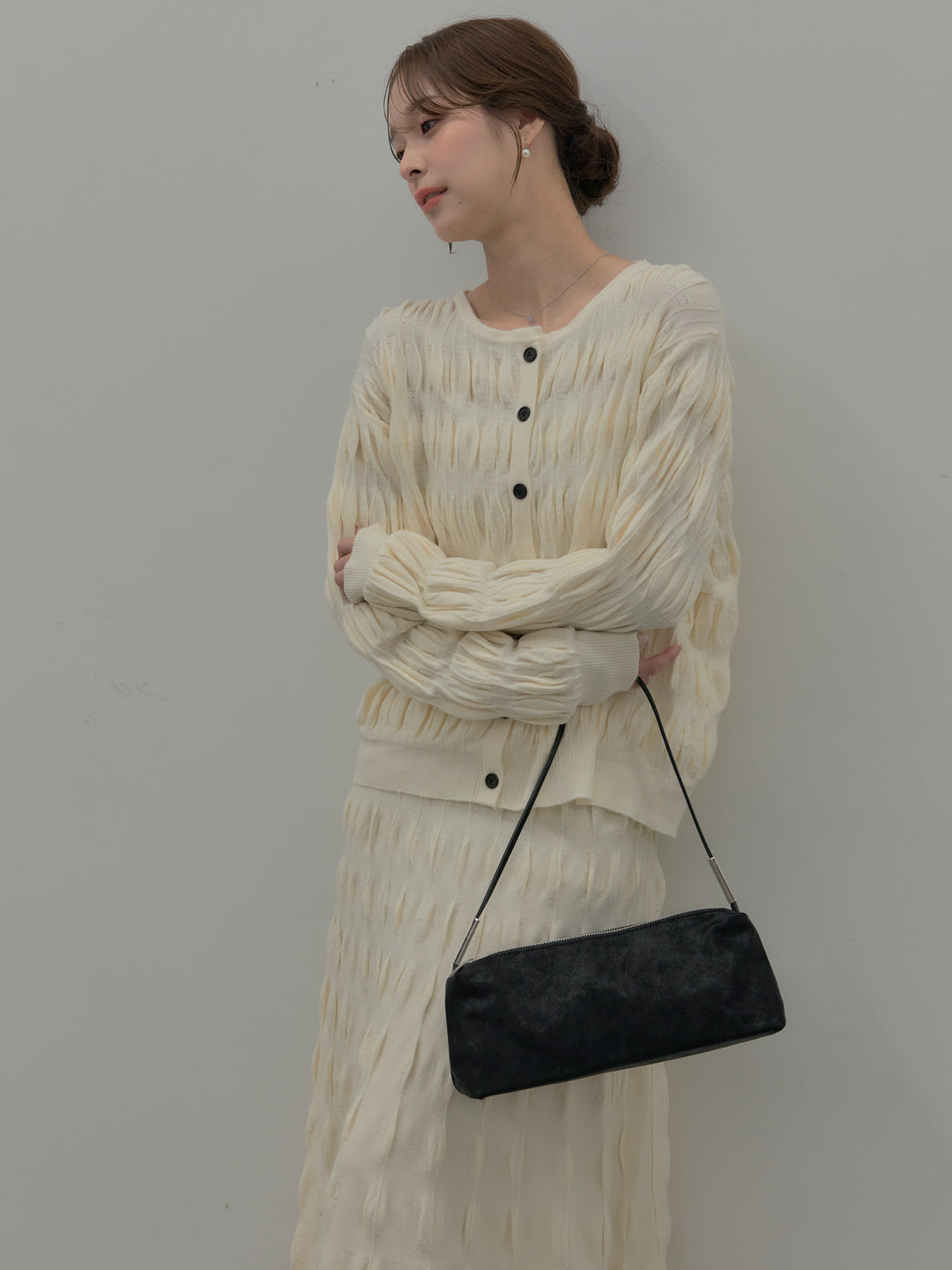 スカルプチュアルニットSET UP