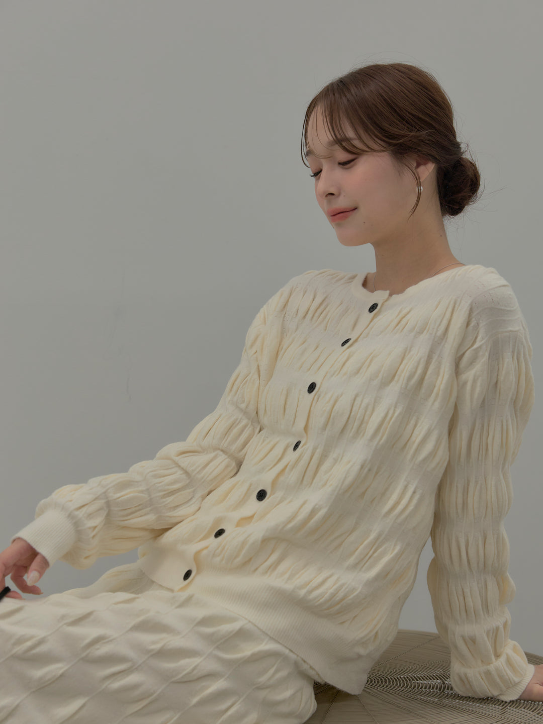 スカルプチュアルニットSET UP