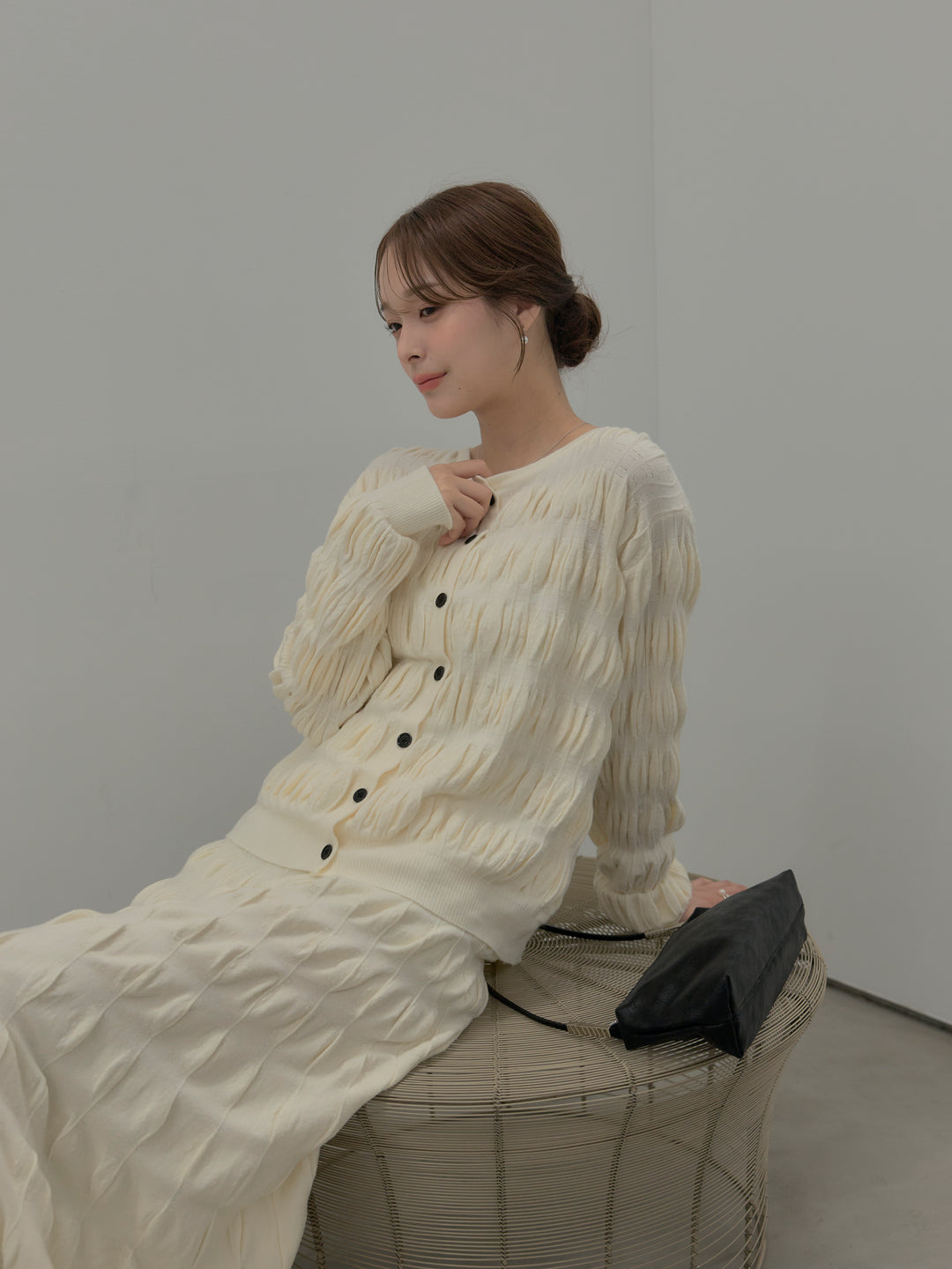 スカルプチュアルニットSET UP