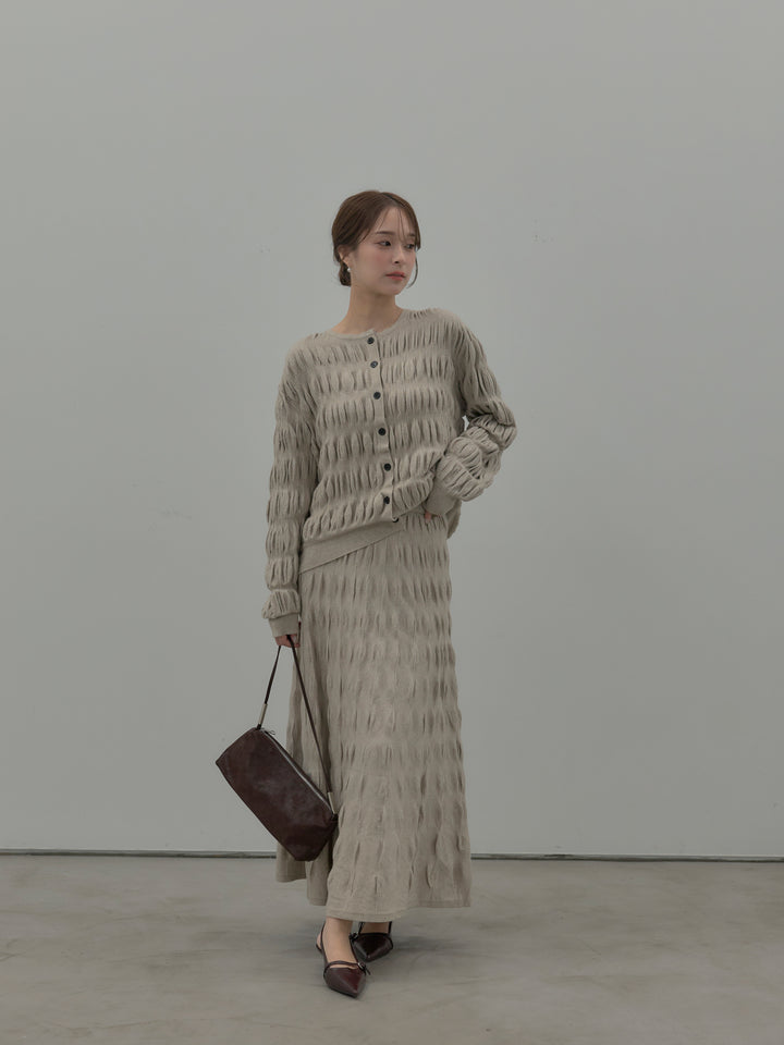 スカルプチュアルニットSET UP