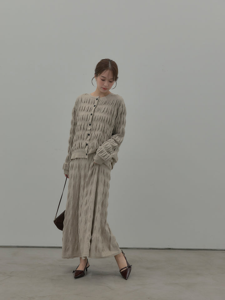 スカルプチュアルニットSET UP