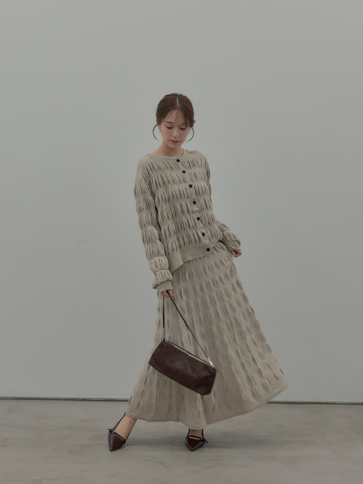 スカルプチュアルニットSET UP