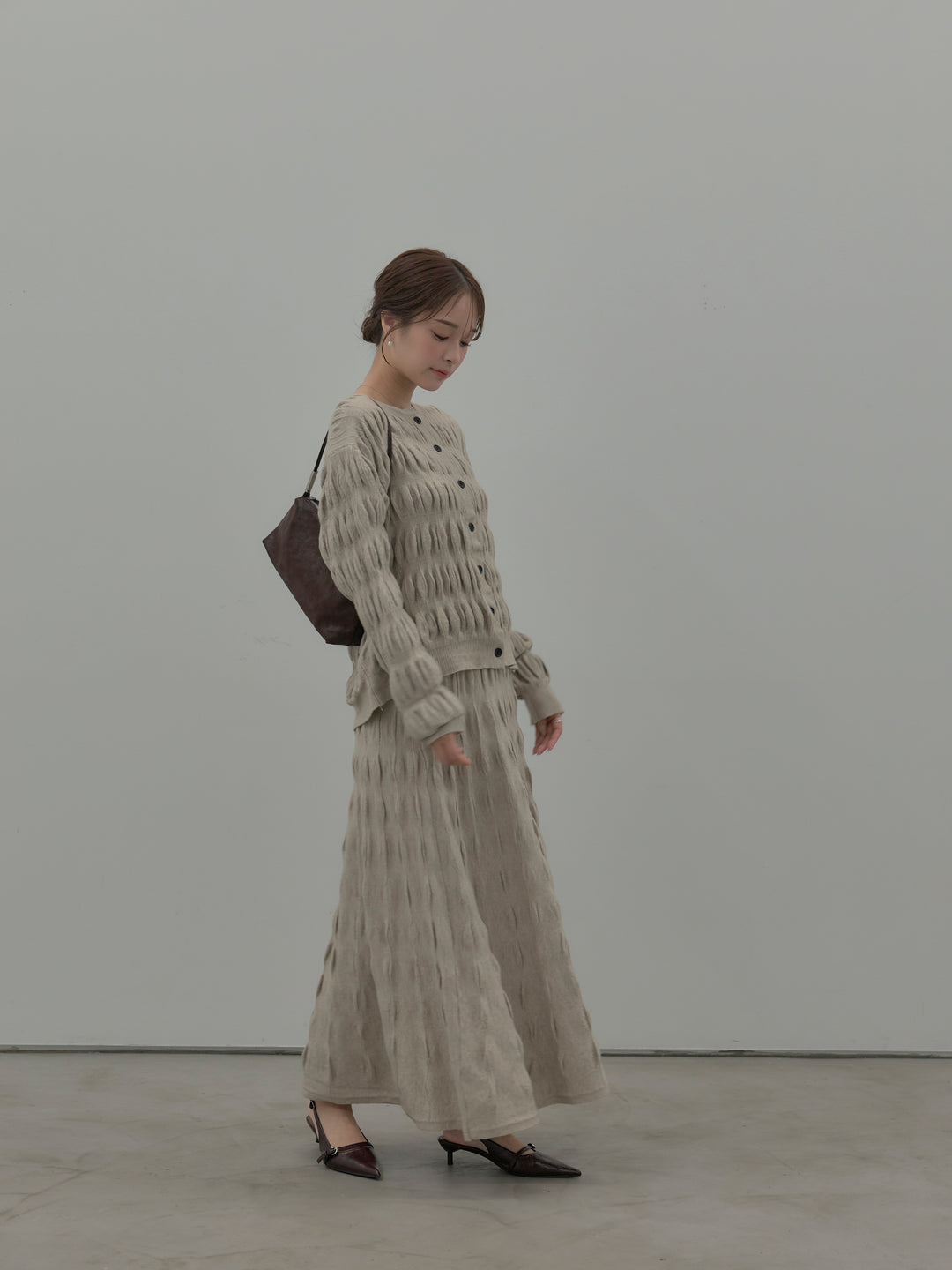 スカルプチュアルニットSET UP