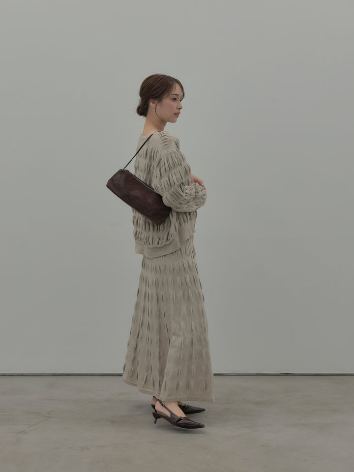 スカルプチュアルニットSET UP