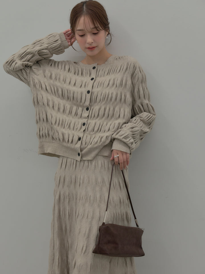 スカルプチュアルニットSET UP