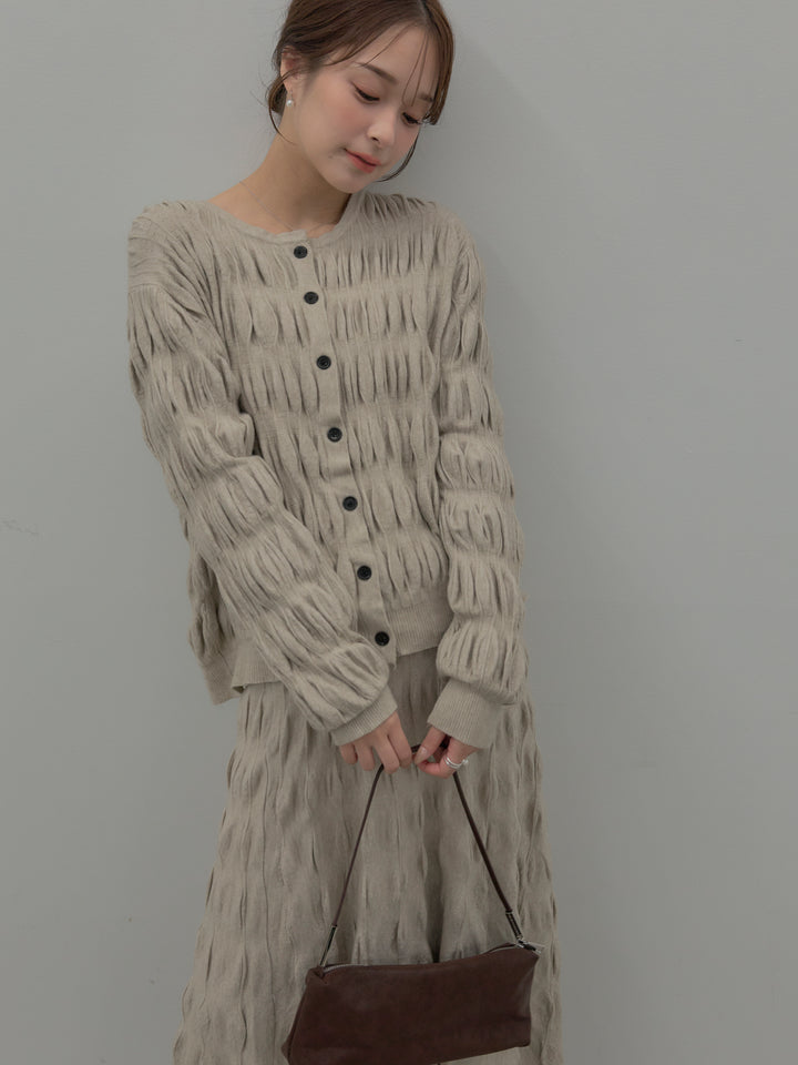 スカルプチュアルニットSET UP