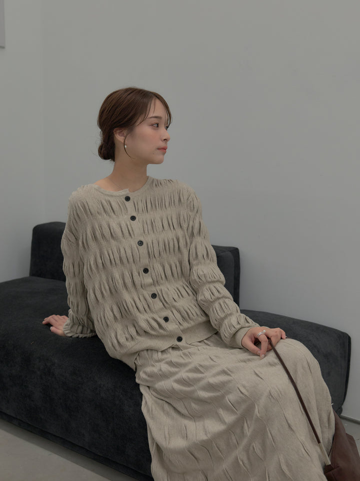 スカルプチュアルニットSET UP