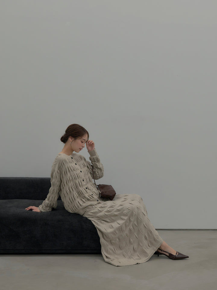 スカルプチュアルニットSET UP