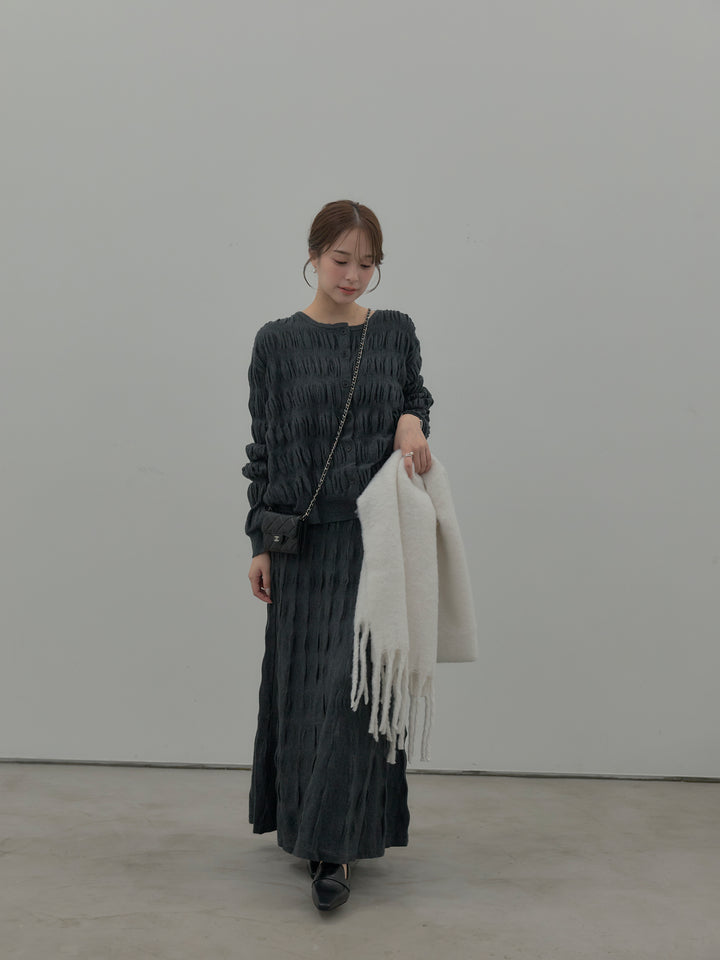 スカルプチュアルニットSET UP