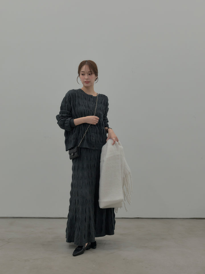 スカルプチュアルニットSET UP