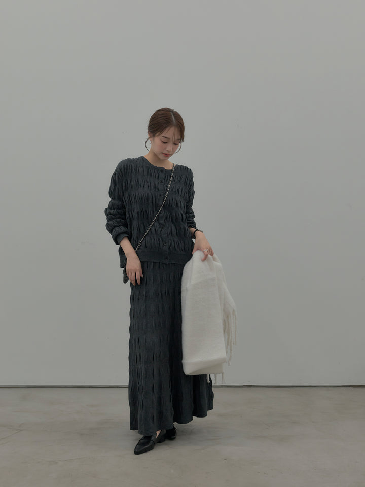 スカルプチュアルニットSET UP