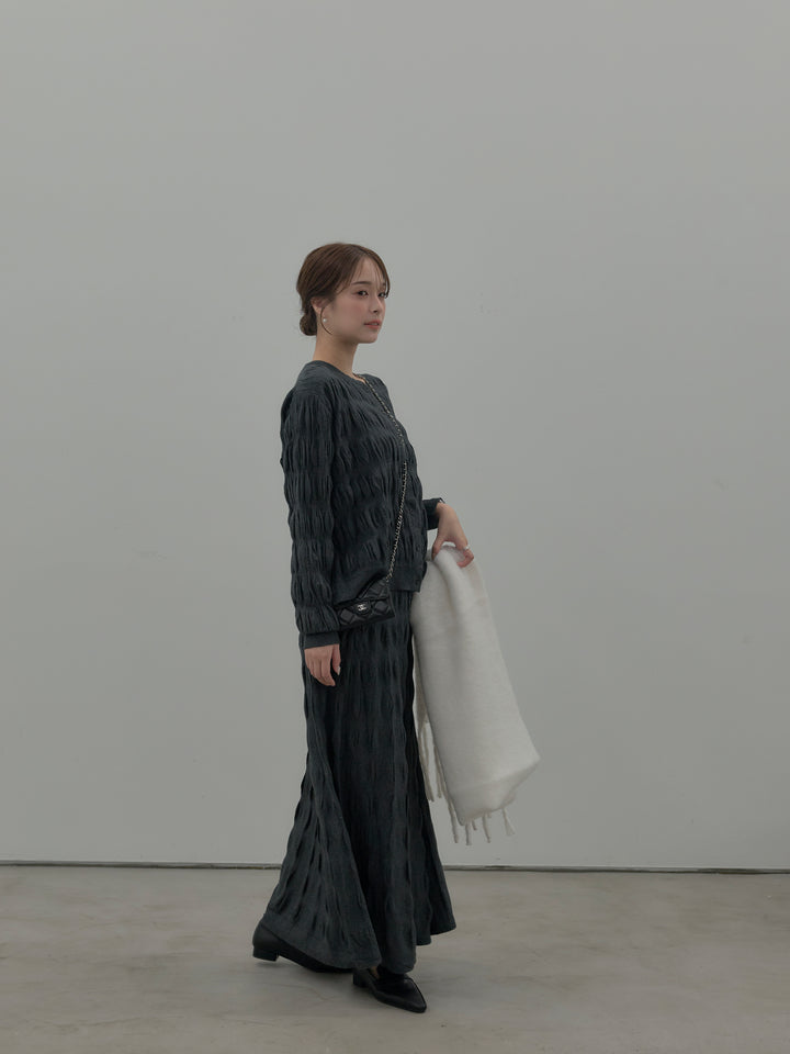 スカルプチュアルニットSET UP