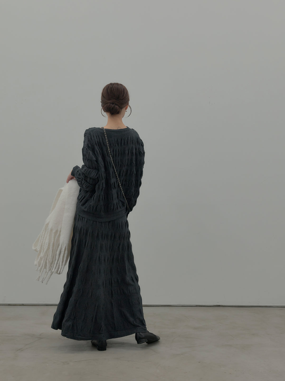 スカルプチュアルニットSET UP