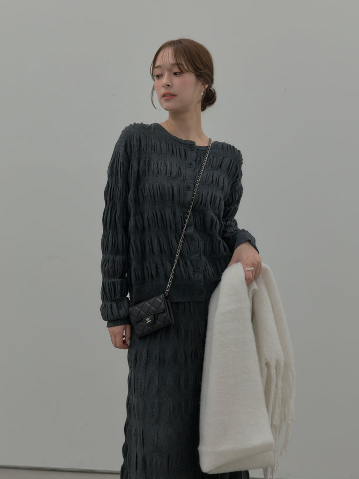 スカルプチュアルニットSET UP