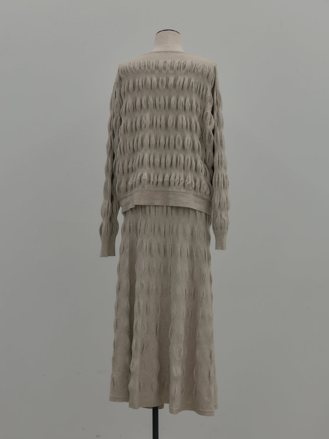 スカルプチュアルニットSET UP