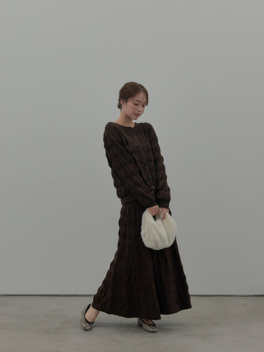 スカルプチュアルニットSET UP