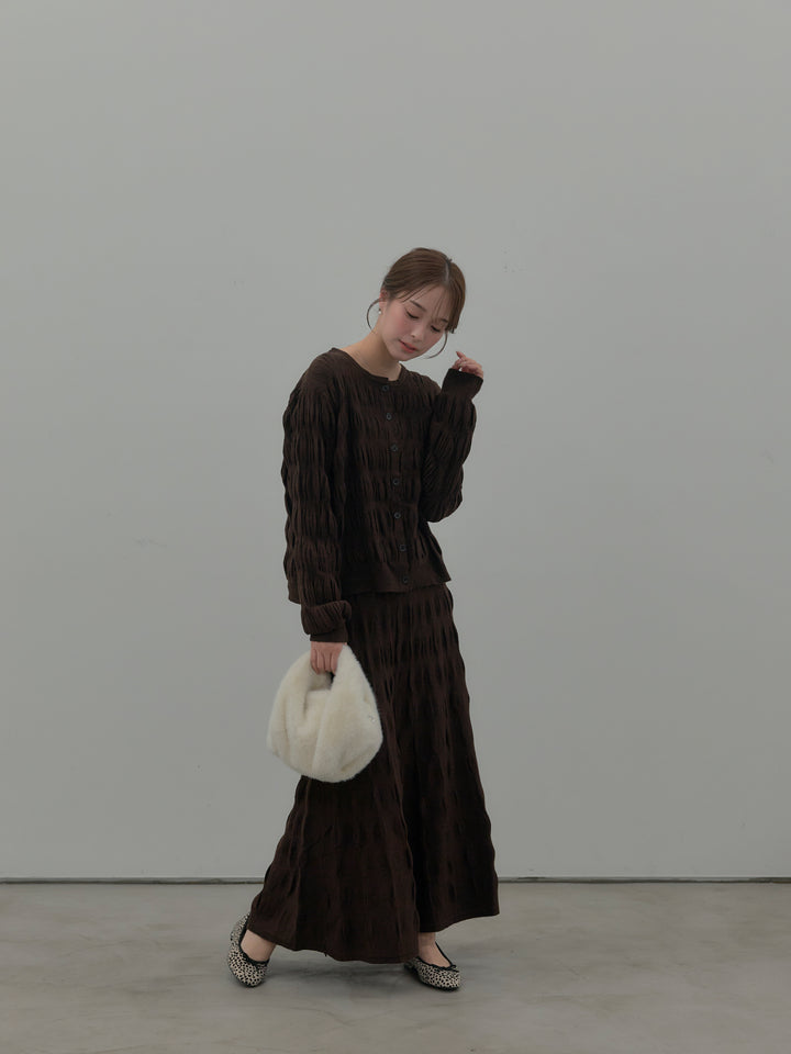 スカルプチュアルニットSET UP