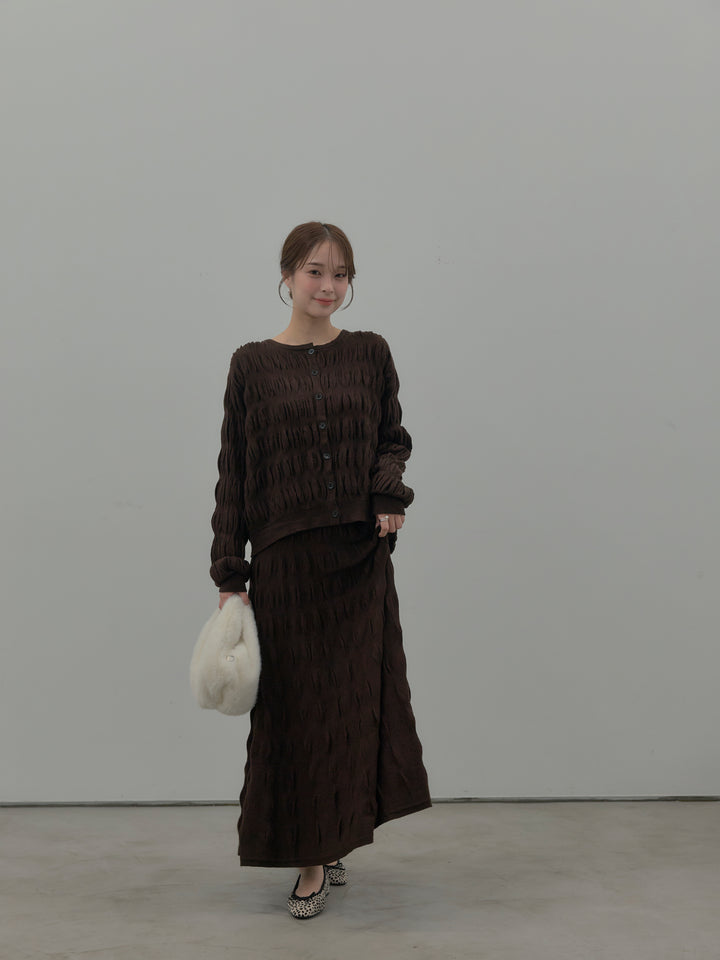 スカルプチュアルニットSET UP