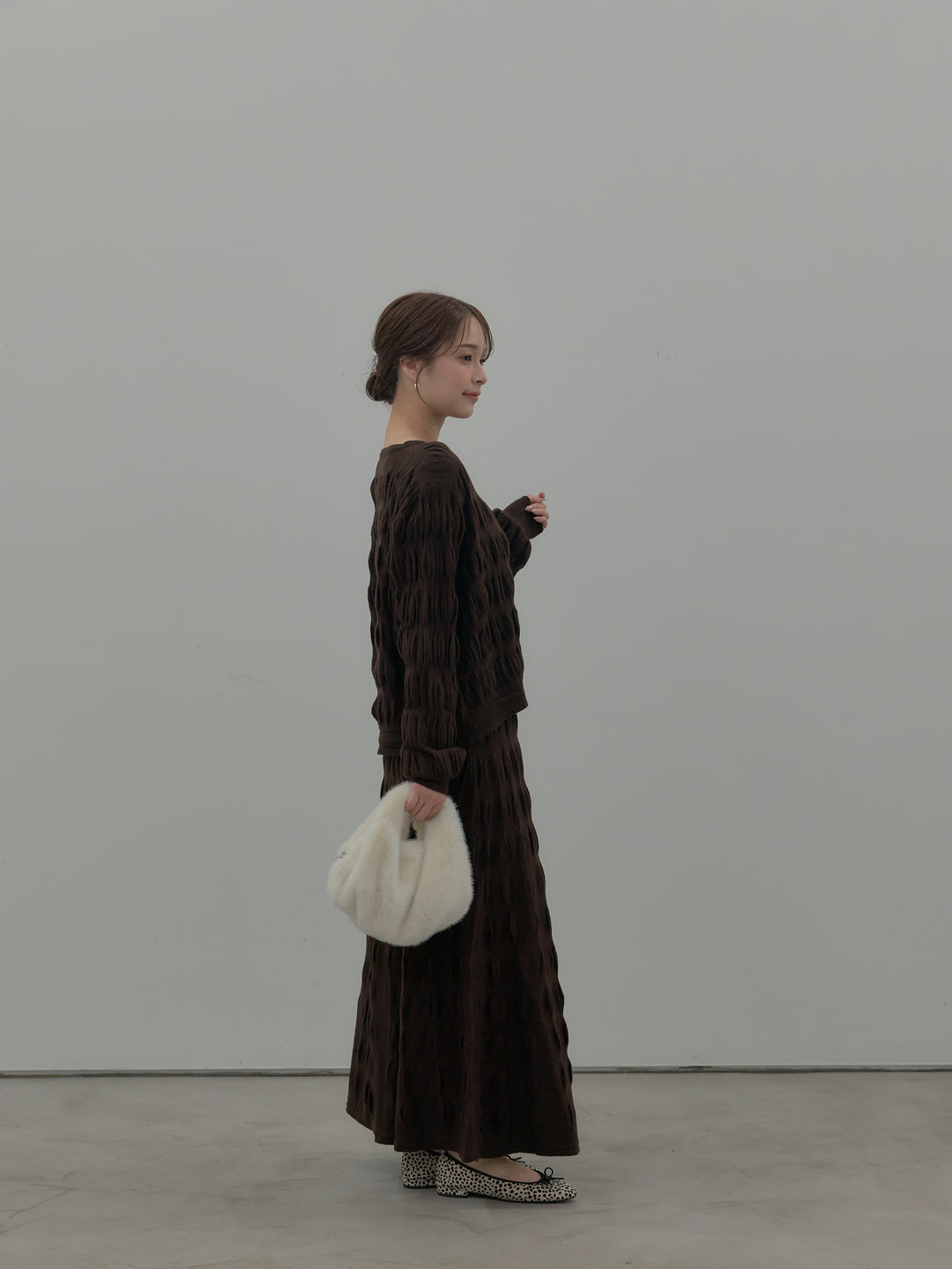 スカルプチュアルニットSET UP