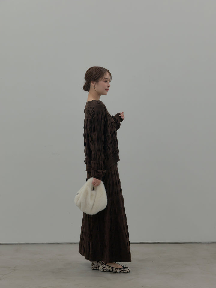 スカルプチュアルニットSET UP