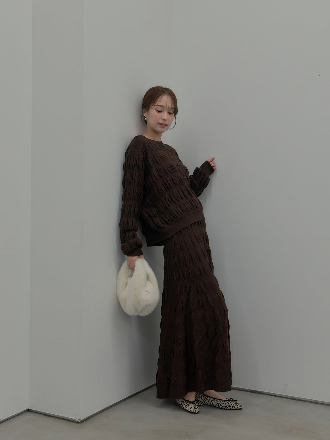 スカルプチュアルニットSET UP